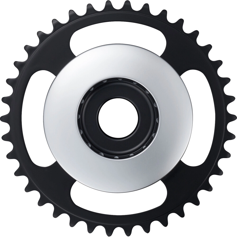 Shimano Kettenblatt STEPS SM-CRE61 38 Zähne 46.5 mm Kettenlinie silber von Shimano — Ansicht 1