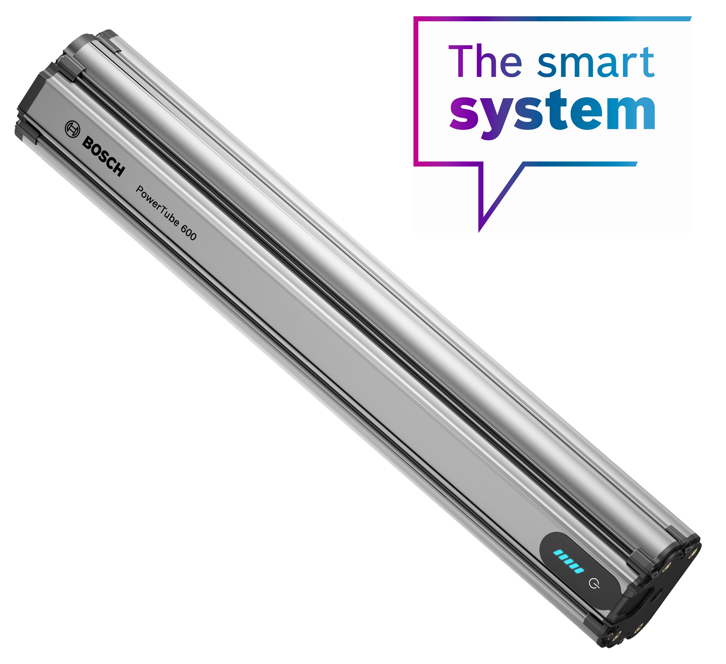 Bosch PowerTube 600 Wh BBP3860 silber von Bosch — Ansicht 1