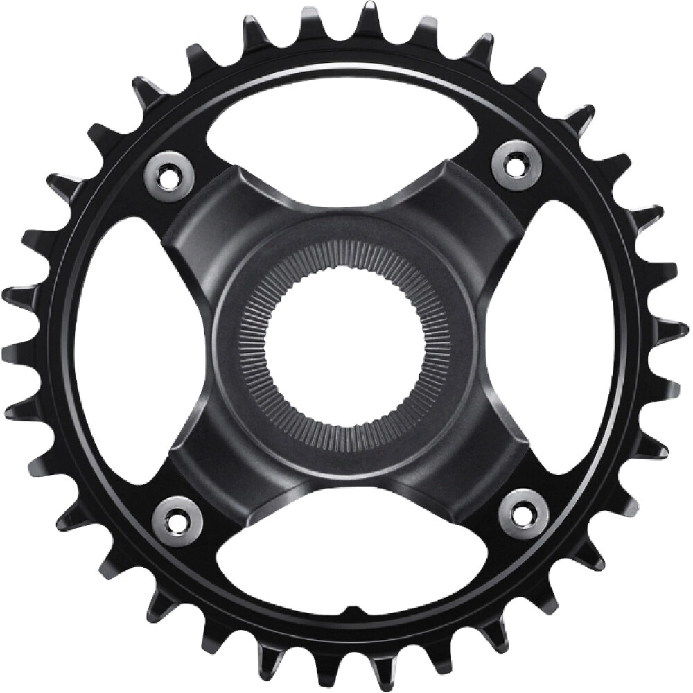 Shimano Kettenblatt STEPS SM-CRE80 34 Zähne 53 mm Kettenlinie 12-Gang schwarz von Shimano — Ansicht 1