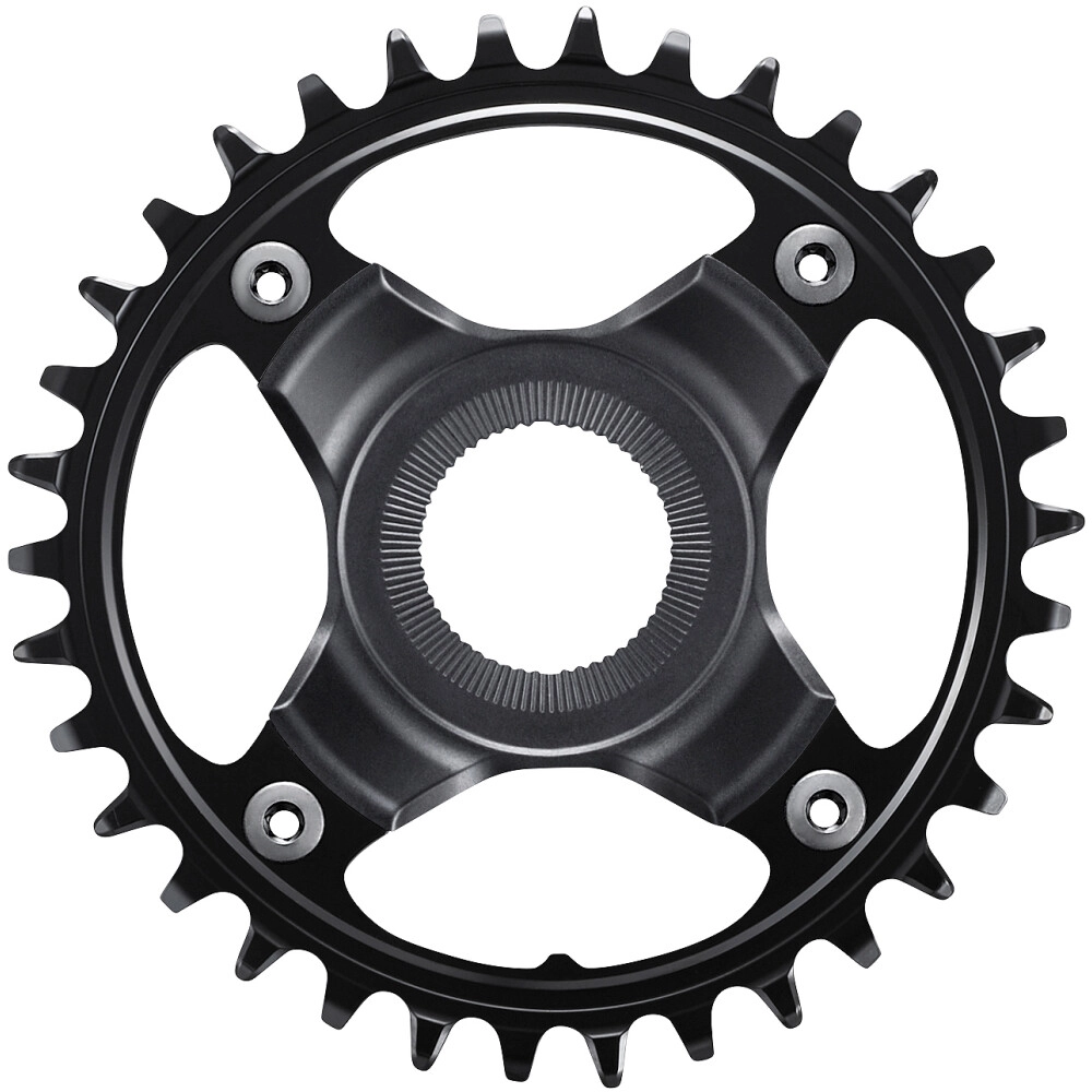 Shimano Kettenblatt STEPS SM-CRE80 34 Zähne 55 mm Kettenlinie 12-Gang schwarz von Shimano — Ansicht 1