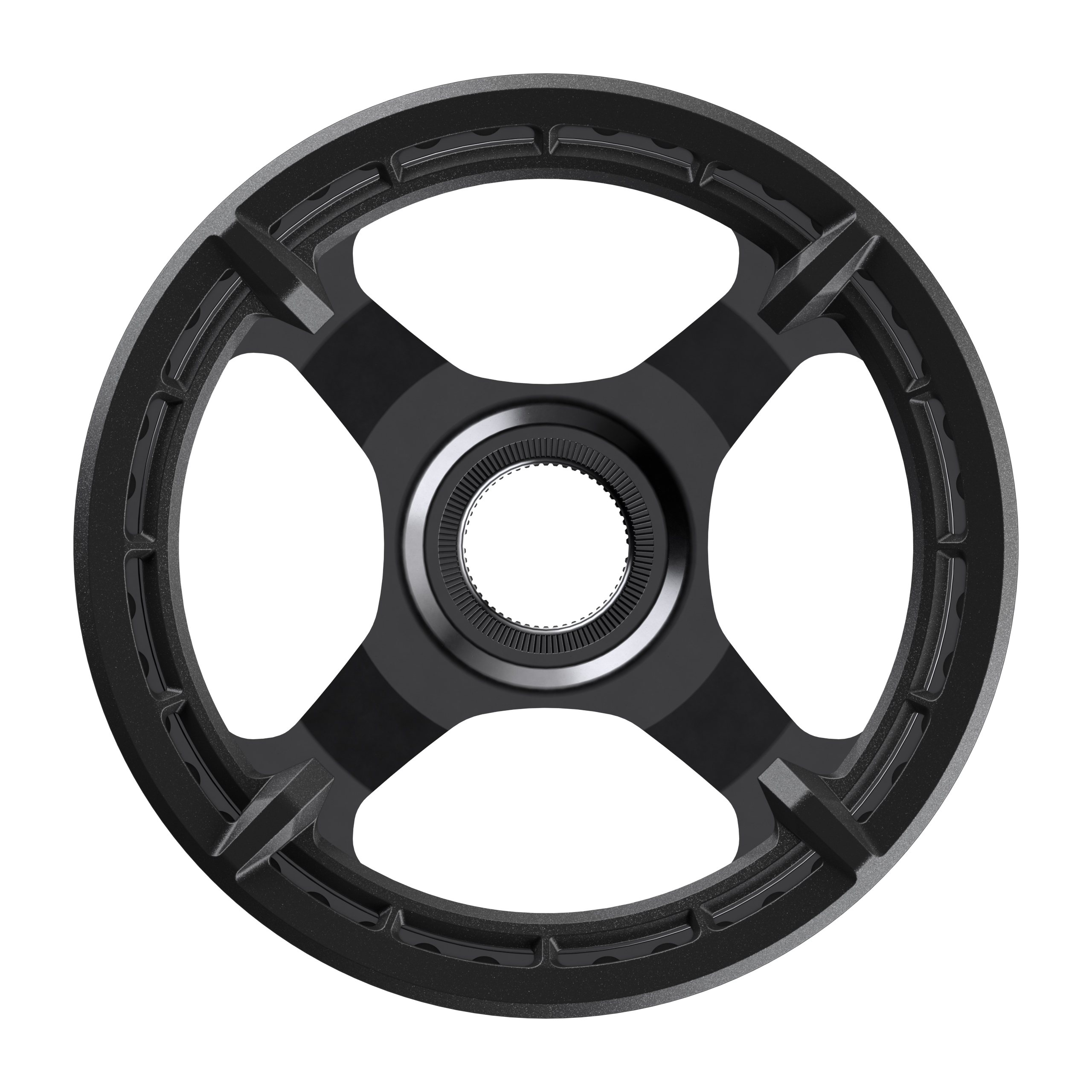 Shimano Kettenblatt STEPS CR-ET600 38 Zähne 50 mm Kettenlinie mit Hosenschutz von Shimano — Ansicht 1