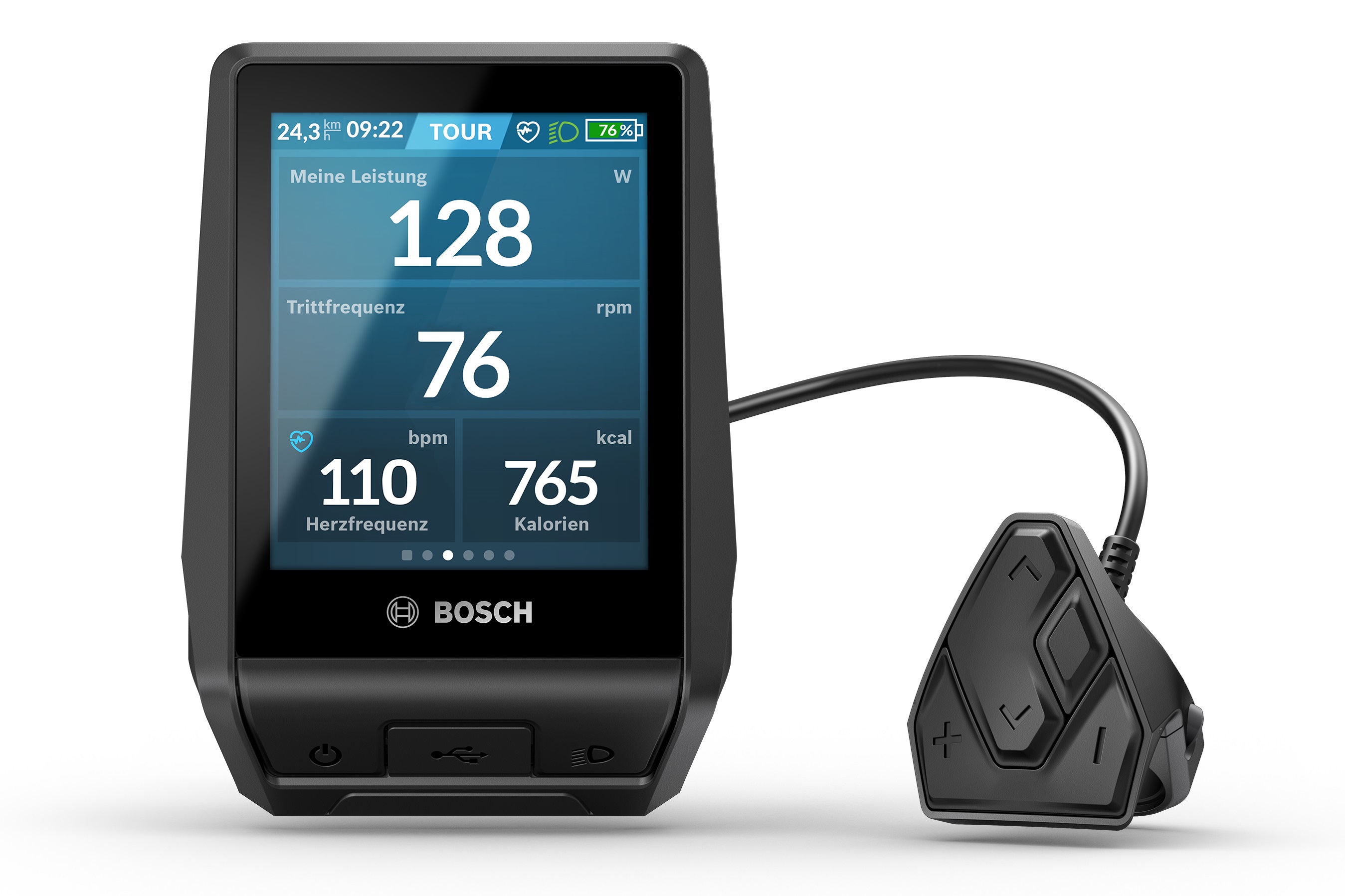 Bosch Nachrüst-Kit Nyon BUI350 schwarz von Bosch — Ansicht 1