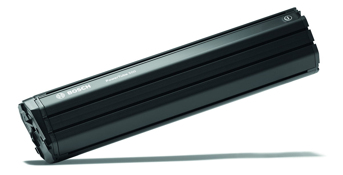 Bosch PowerTube 500 Wh vertikal BBP281 schwarz von Bosch — Ansicht 1