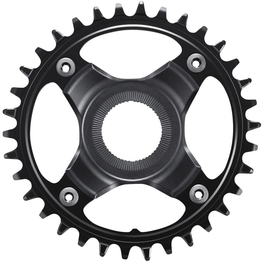 Shimano Kettenblatt STEPS SM-CRE80 38 Zähne 53 mm Kettenlinie 12-Gang schwarz von Shimano — Ansicht 1