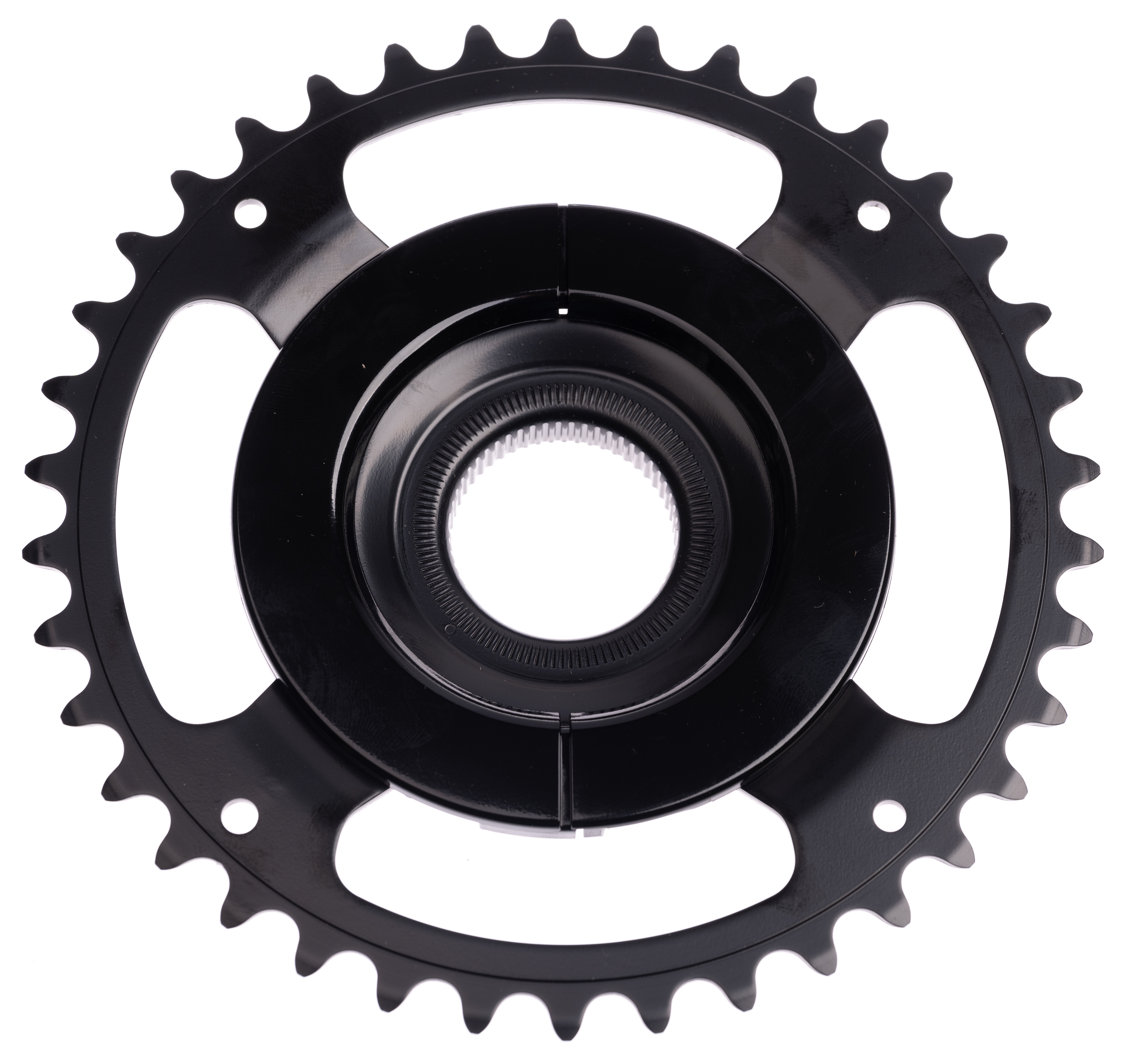 Shimano Kettenblatt STEPS CR-ET600 38 Zähne 50 mm Kettenlinie schwarz von Shimano — Ansicht 1