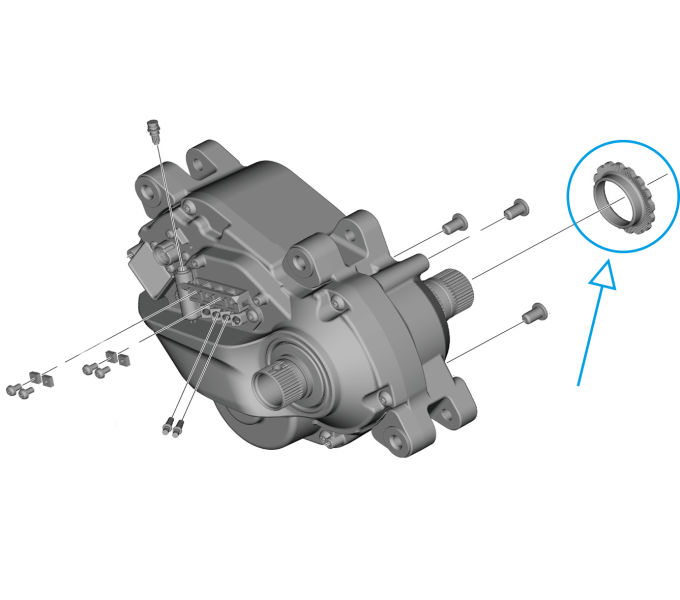 Shimano Sicherungsring für DU-EP801 / DU-EP600 von Shimano — Ansicht 1