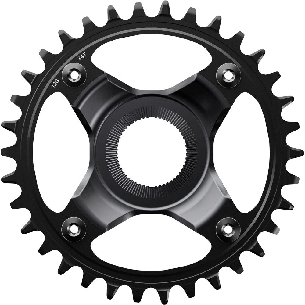 Shimano Kettenblatt STEPS SM-CRE80 34 Zähne 56.5 mm Kettenlinie 12-Gang schwarz von Shimano — Ansicht 1