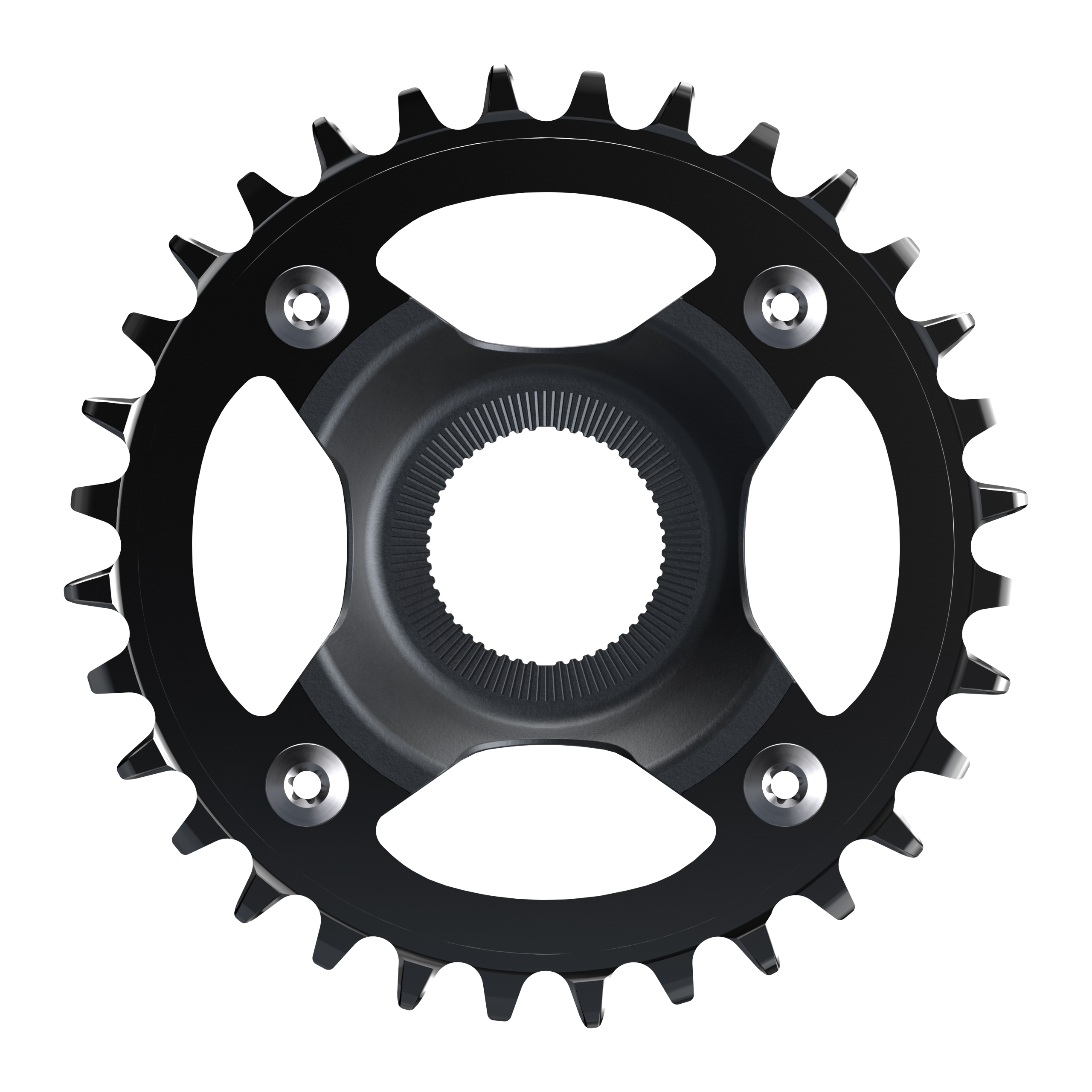 Shimano Kettenblatt STEPS CR-EM800 32 Zähne B55 mm Kettenlinie schwarz von Shimano — Ansicht 1