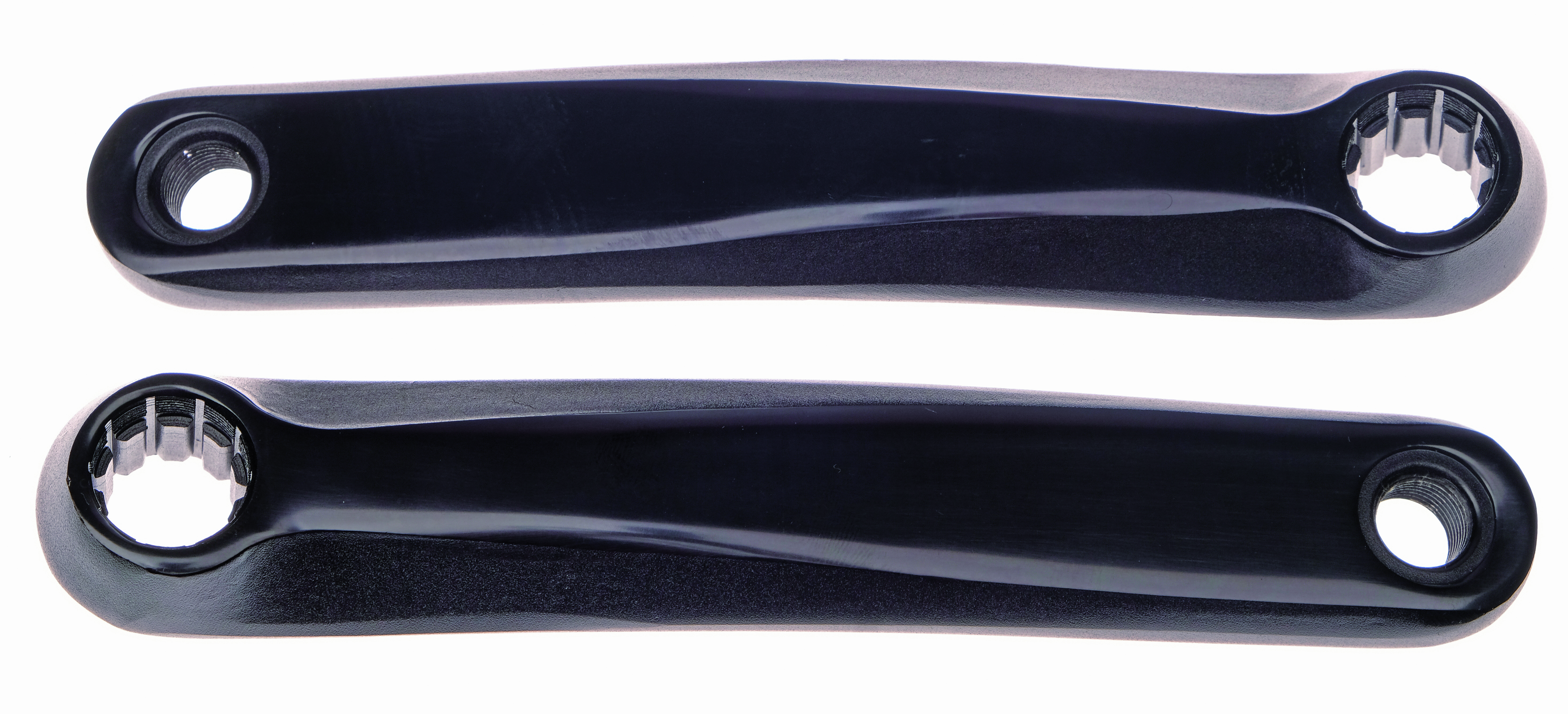 Kurbel 170 mm Alu ohne Schrauben ISIS schwarz — Ansicht 1